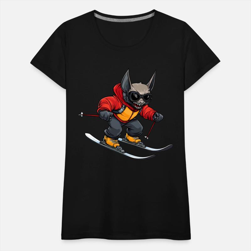 Bat skier