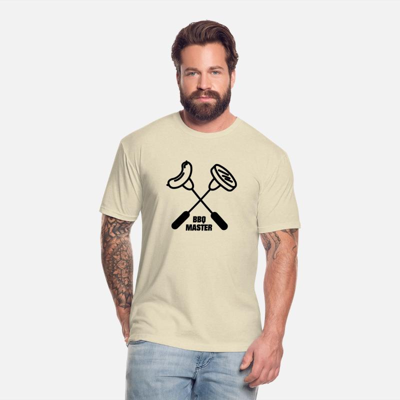 BBQ master with two crossed forks