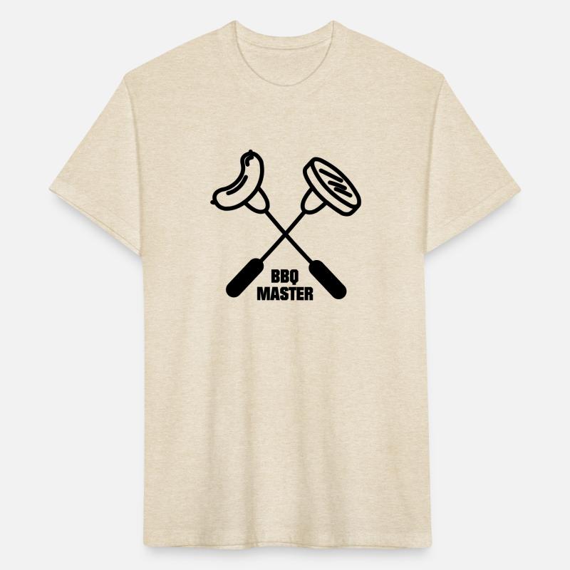 BBQ master with two crossed forks