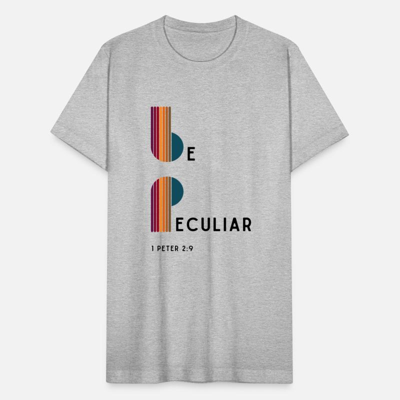 Be Peculiar Christian Retro White Tee