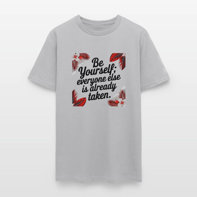 Be Yourself Quote Floral Design