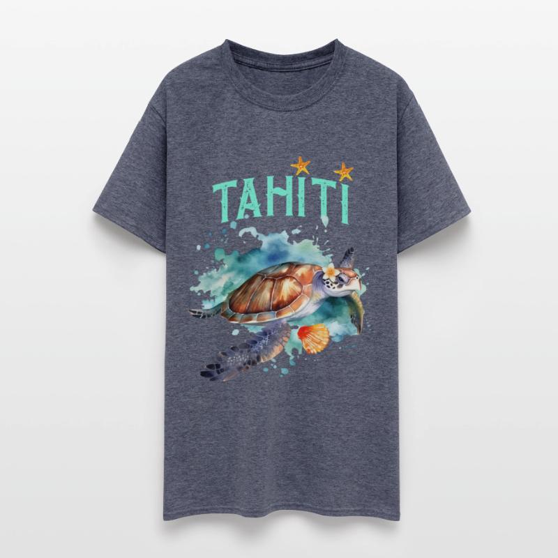 Beautiful Tahiti Polynesia Sea Turtle