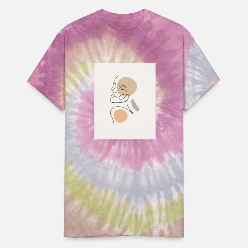 beige minimalist woman line art