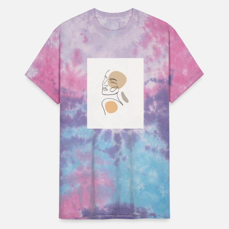 beige minimalist woman line art