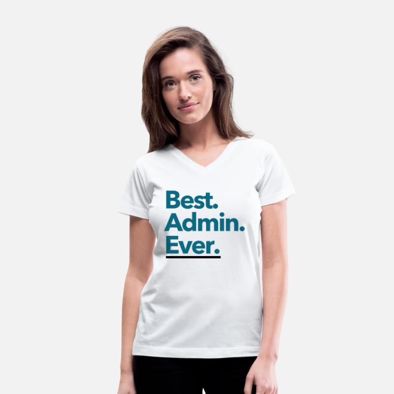 Best. Admin. Ever. - Teal Text Design