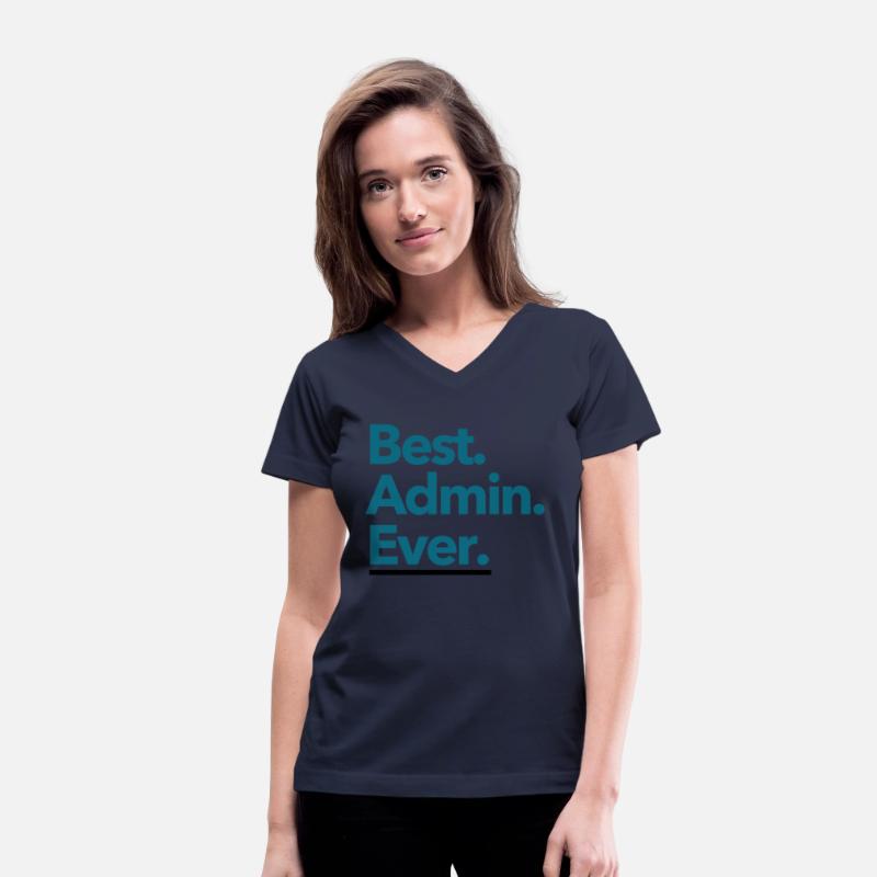Best. Admin. Ever. - Teal Text Design