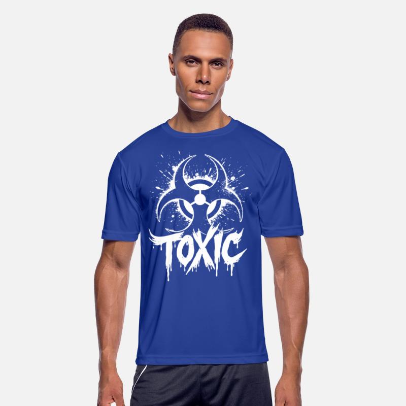 Biohazard Symbol Toxic Grunge Style