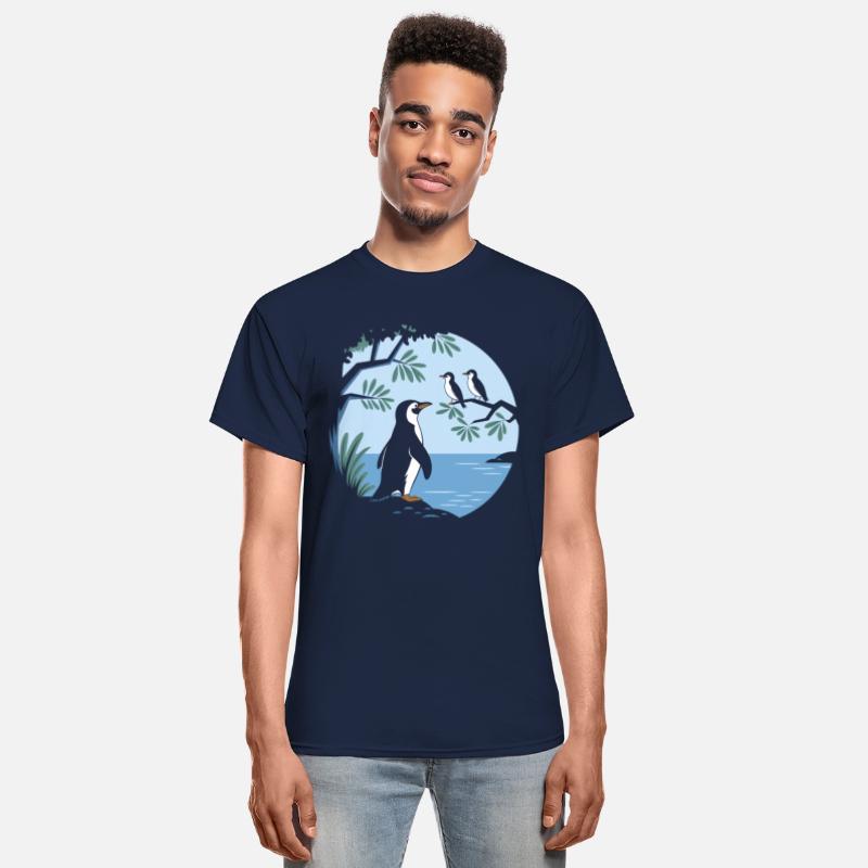 Birdwatching Penguins Nature Scene