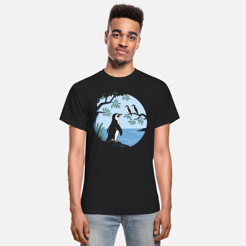 Birdwatching Penguins Nature Scene