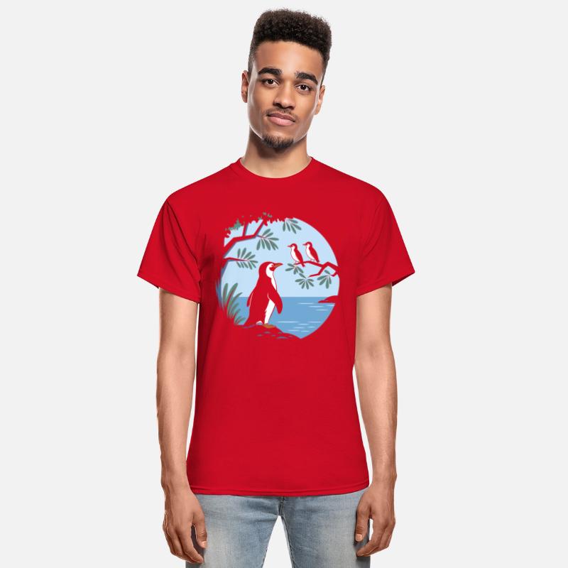 Birdwatching Penguins Nature Scene