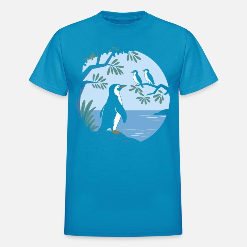 Birdwatching Penguins Nature Scene