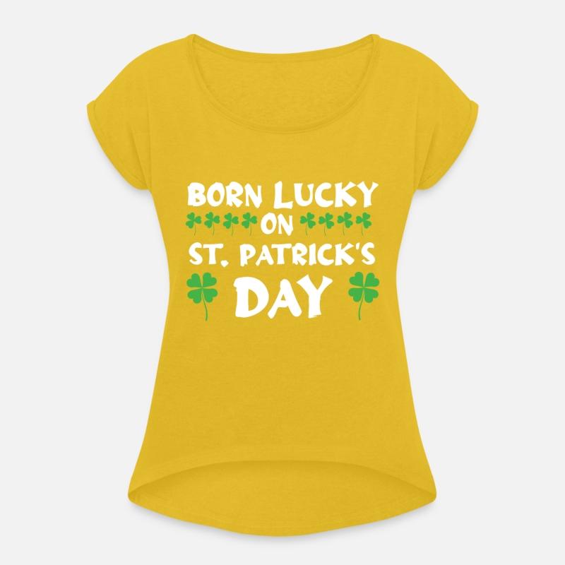 Birth Lucky Shamrock Clover Saint Patricks