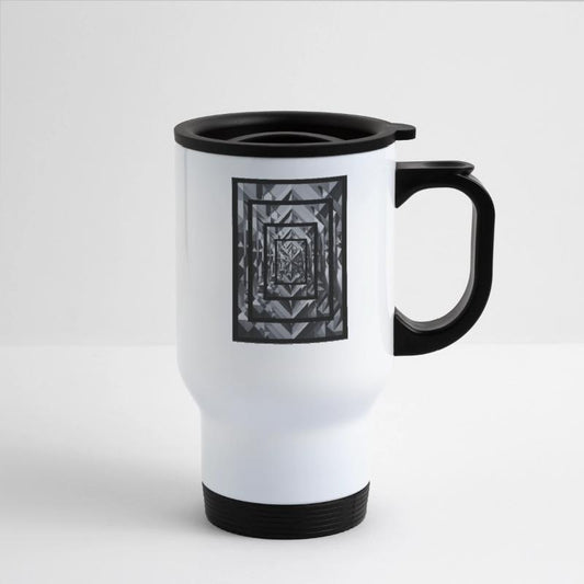 Black and gray rectangle with deep effect.