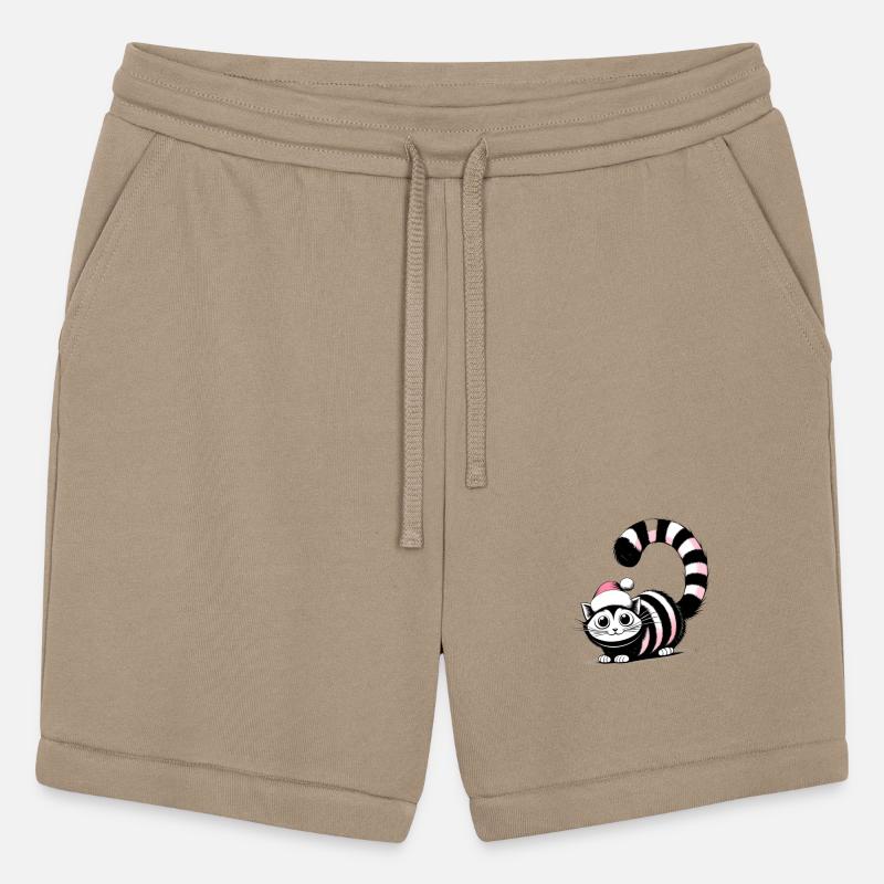 black and white sketched cat sitting slightly