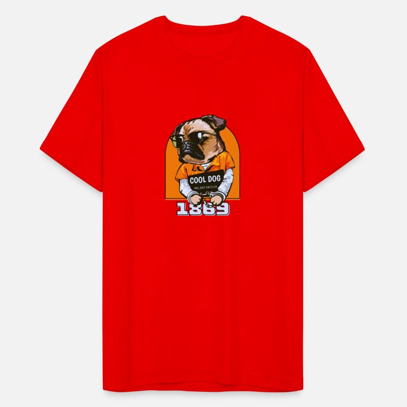 Black Orange Cool Dog