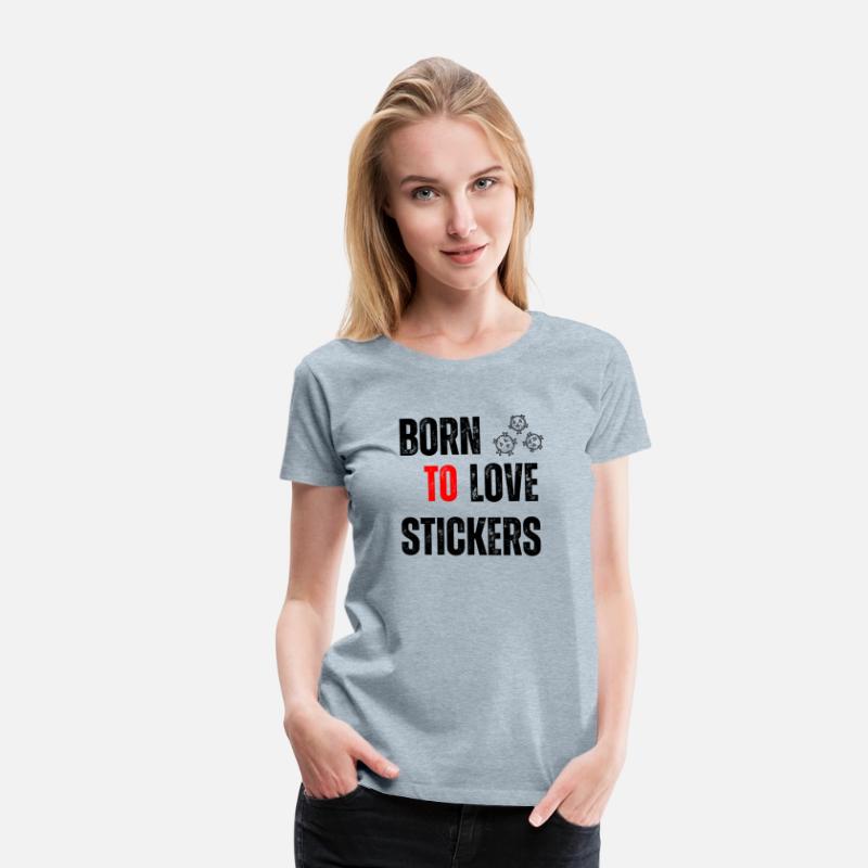 Black Orange Yellow Modern Born To LOVE Stickers