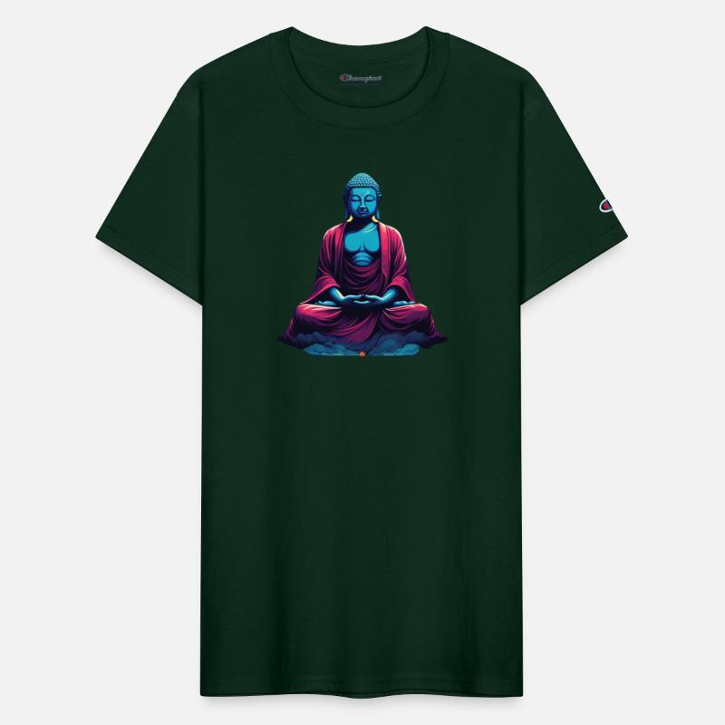 Blue Buddha in Meditation Pose Non duality