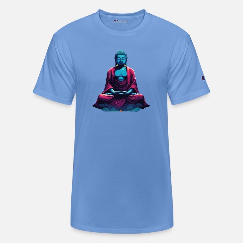 Blue Buddha in Meditation Pose Non duality