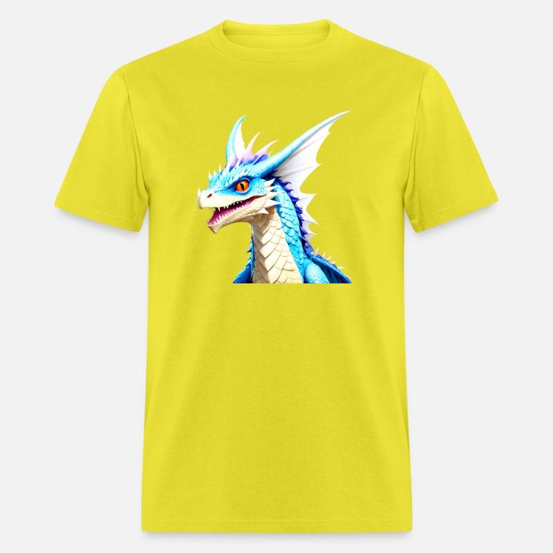 Blue Wyvern with Fierce Expression