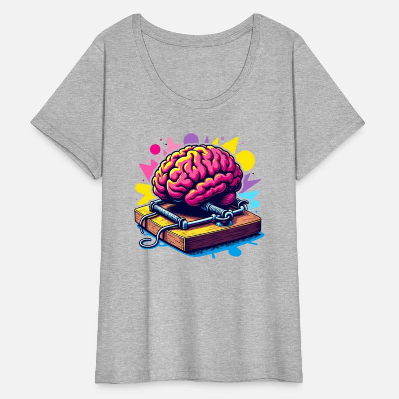 Brain Caught in a Mousetrap – Think Twice! Shirt