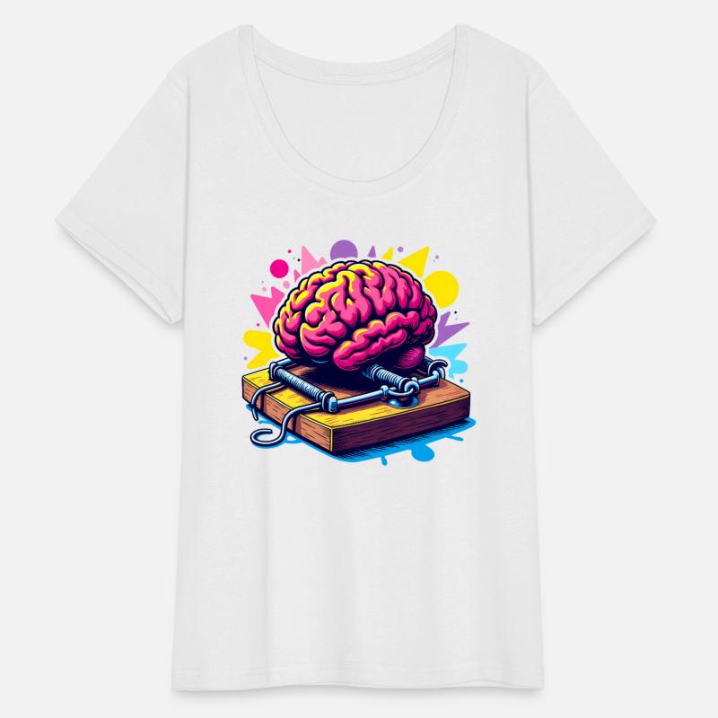 Brain Caught in a Mousetrap – Think Twice! Shirt