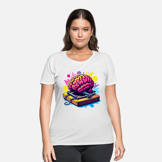Brain Caught in a Mousetrap – Think Twice! Shirt