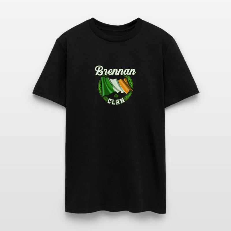 Brennan Surname Irish Last Name Ireland Flag