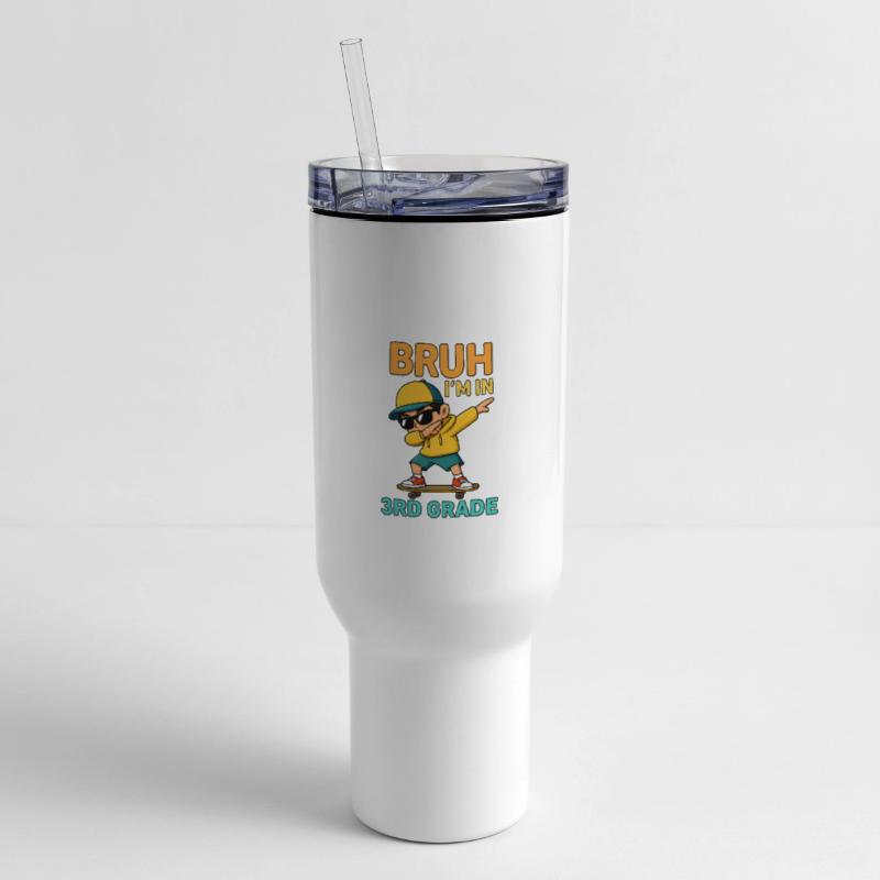 Bruh I'm In 3rd grade Back to School Skate Dab