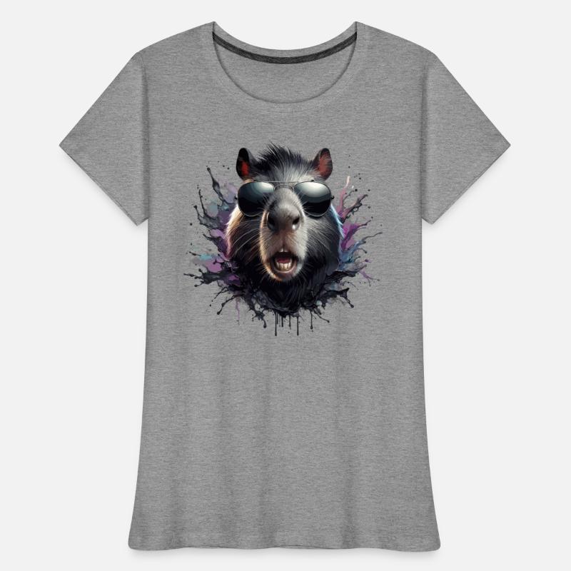 Capybara With Sunglasses Bad Boy Style