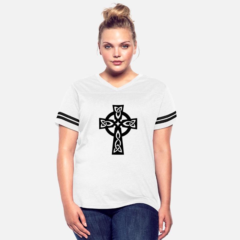 Celtic cross with circle black