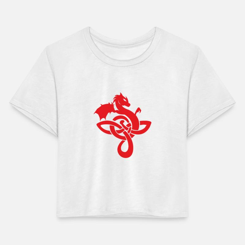 Celtic Symbols Dragon Red Gift Idea