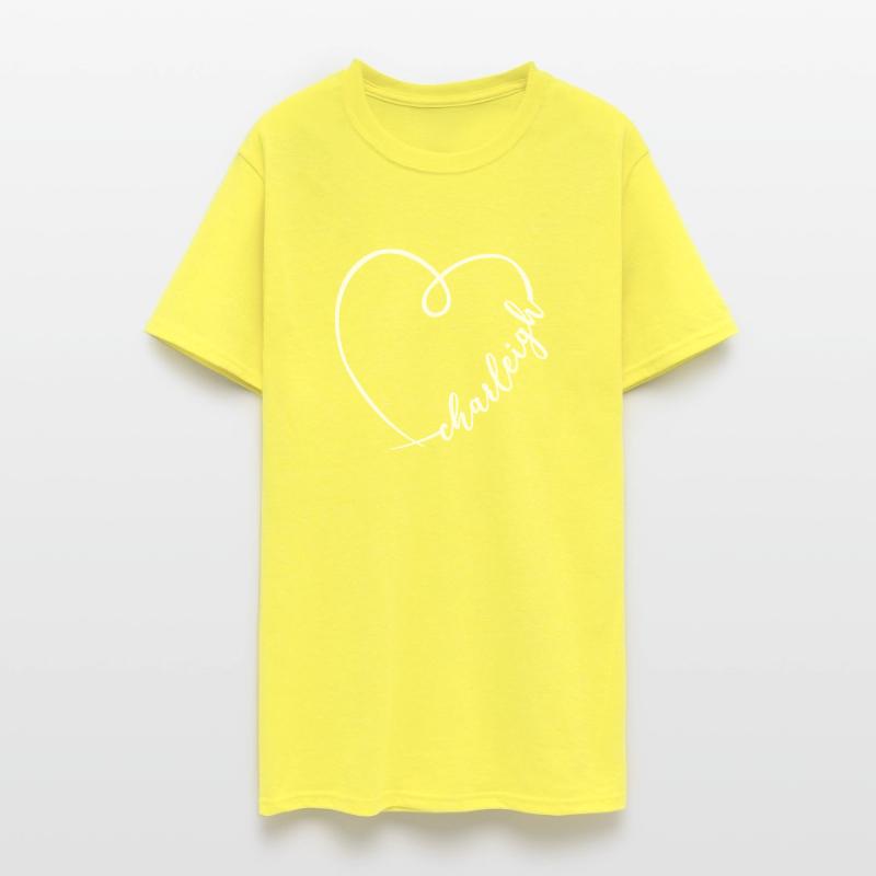 Charleigh Name Heart Calligraphy