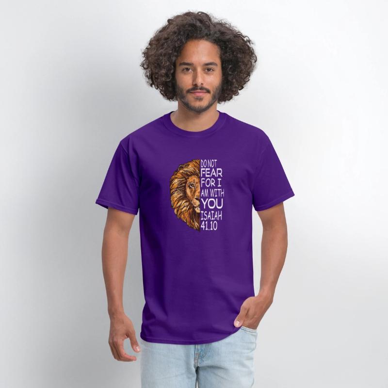 Christian Religious Bible Verse Sayings Lion Fear