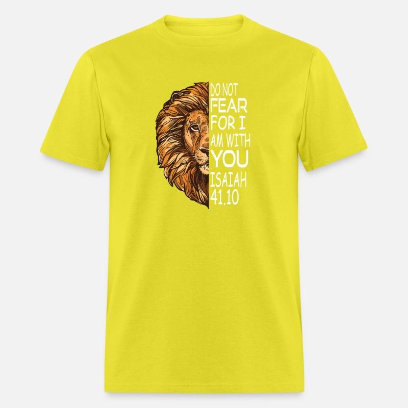 Christian Religious Bible Verse Sayings Lion Fear