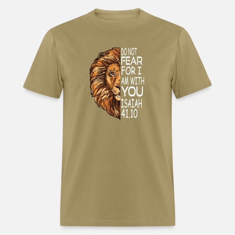 Christian Religious Bible Verse Sayings Lion Fear