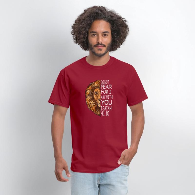 Christian Religious Bible Verse Sayings Lion Fear