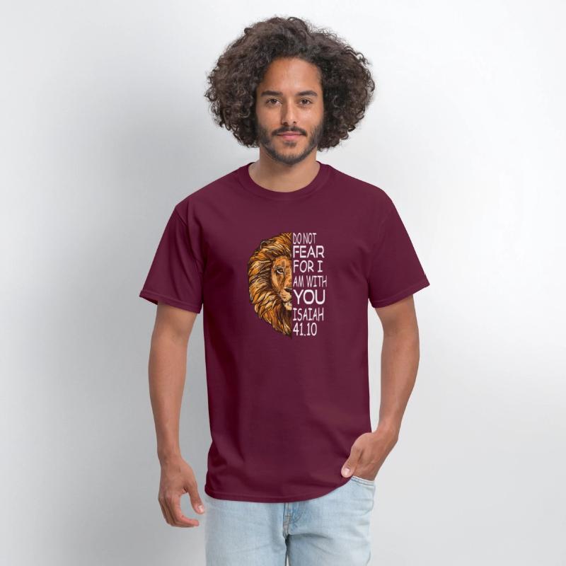 Christian Religious Bible Verse Sayings Lion Fear