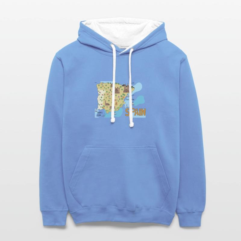 City Illustrations Spain World Map Travel Map