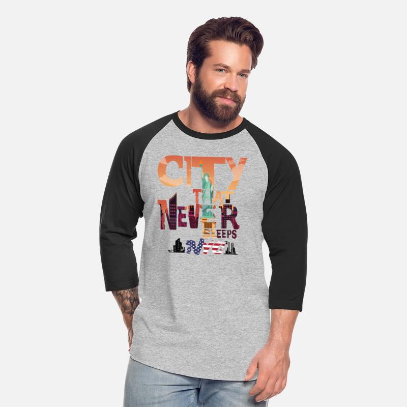 City That Never Sleeps-Men's T-Shirt-NYC T-Shirt