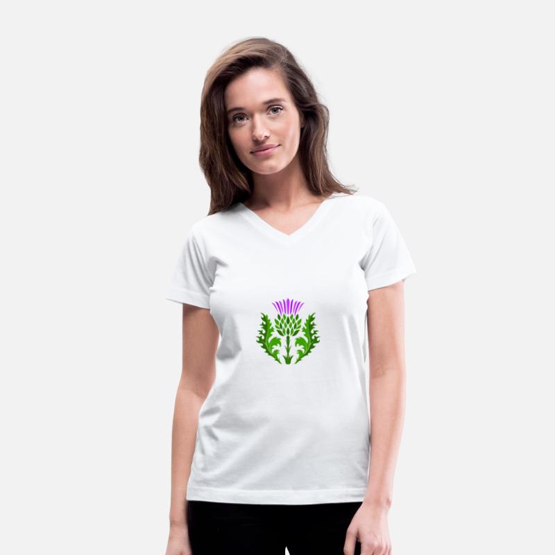 Clan Murray Surname Thistle Flower Scottish Clan