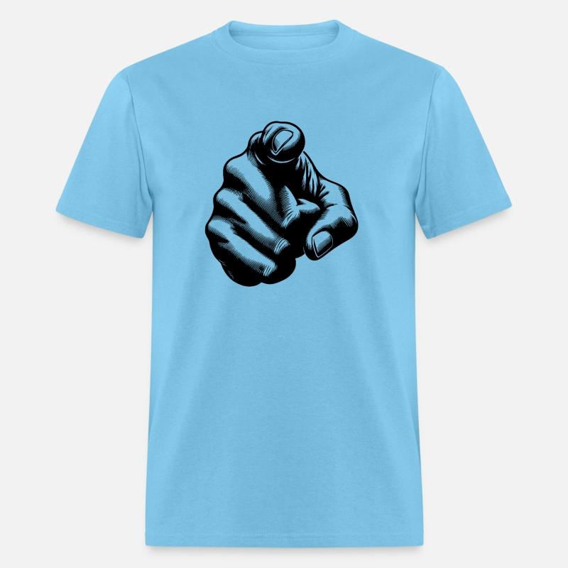 Classic Hand Position Precise Index Finger Gesture