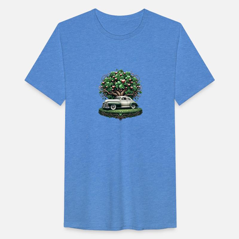 Clover with Vintage Car, Vintage Love