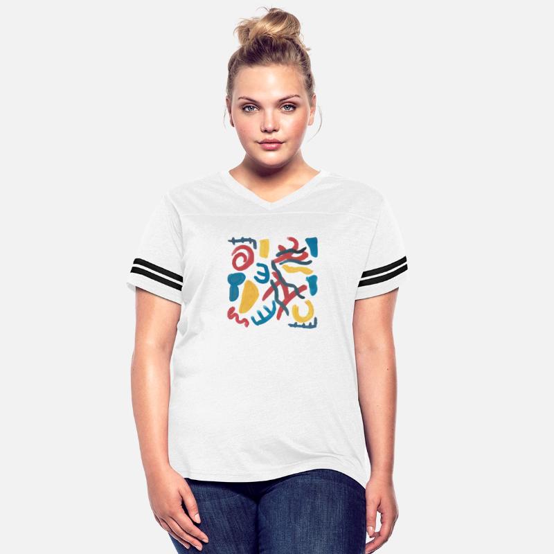 Colorful Abstract Shapes Composition pattern