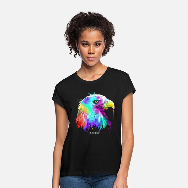 Colorful American Bird Bald Eagle Head For Earth