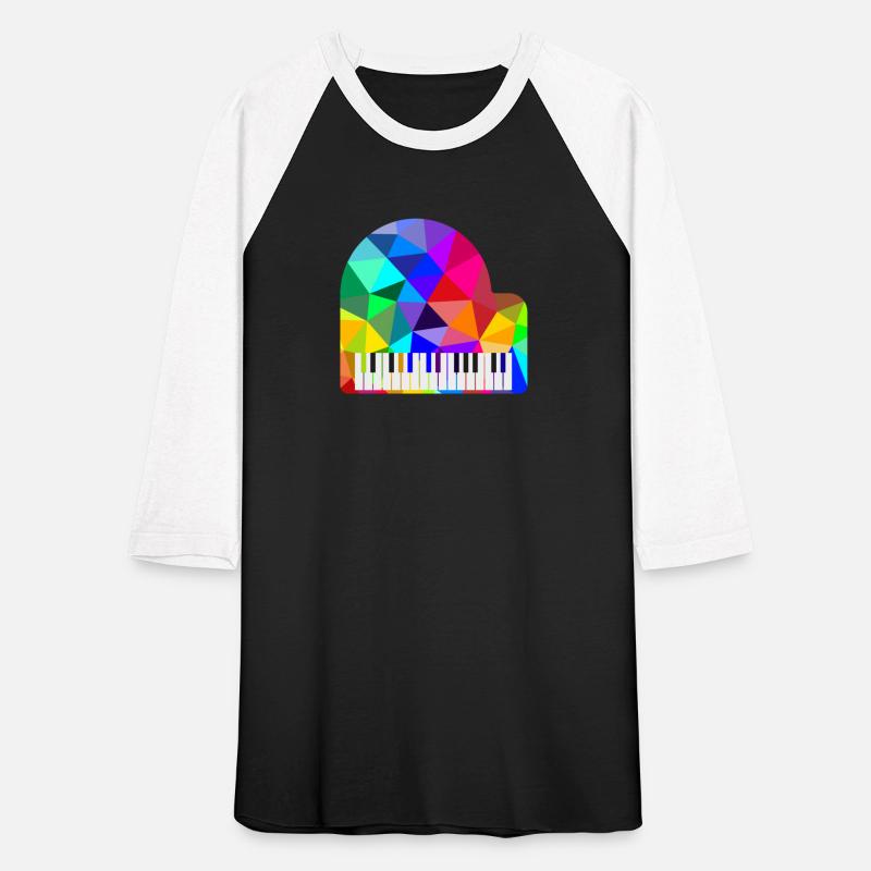 Colorful Rainbow Piano Polygon Pianist Rainbow
