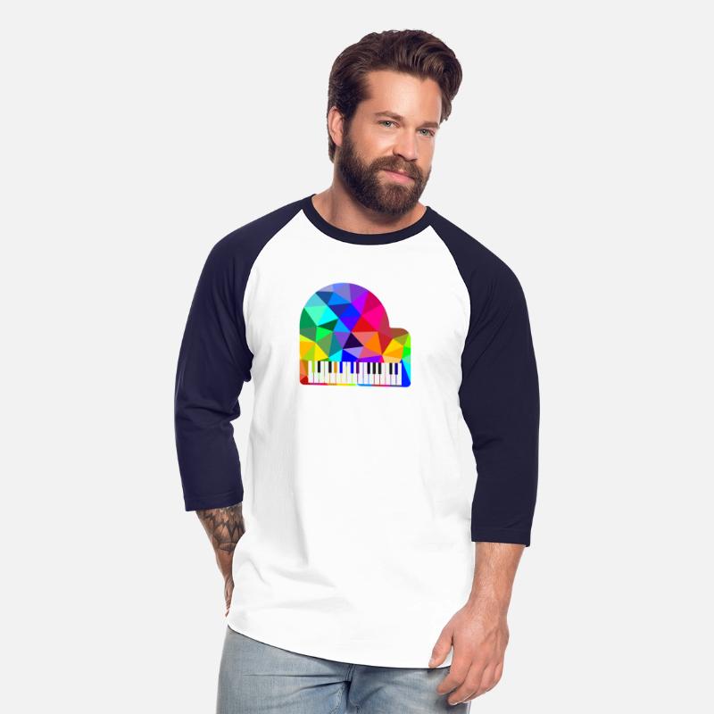 Colorful Rainbow Piano Polygon Pianist Rainbow