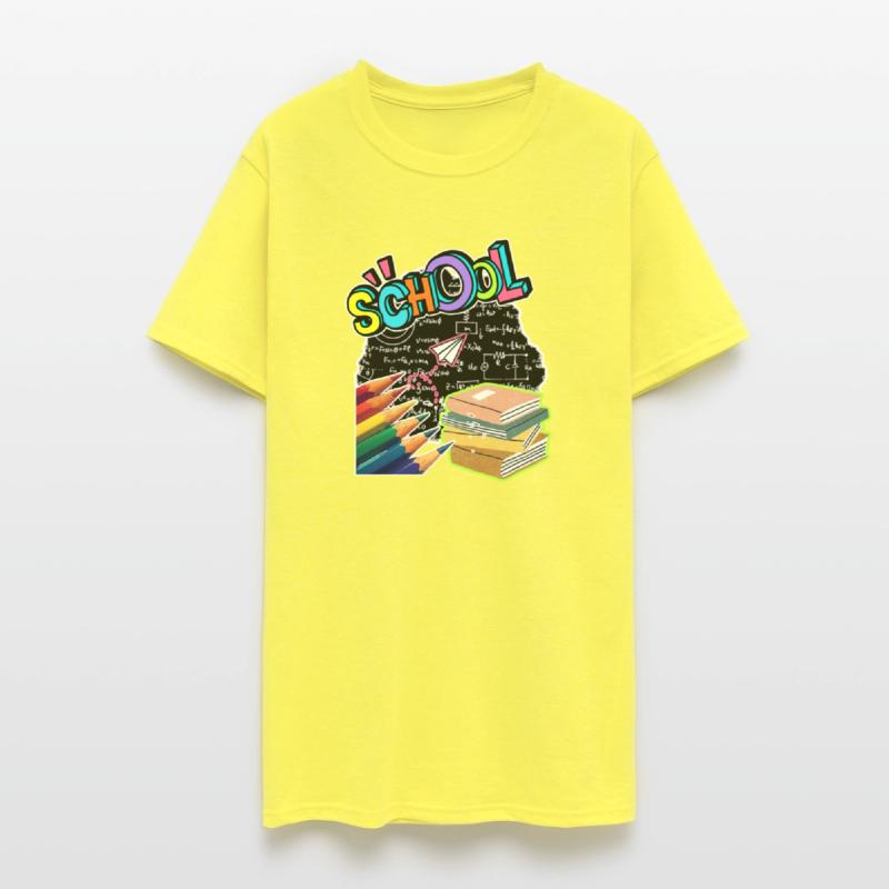 Colorful School Days Illustration