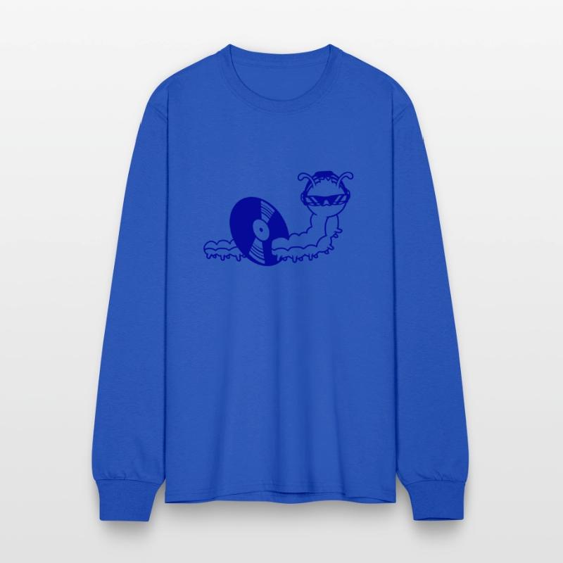 Cool DJ Caterpillar Eats Music Record Vinyl Plate