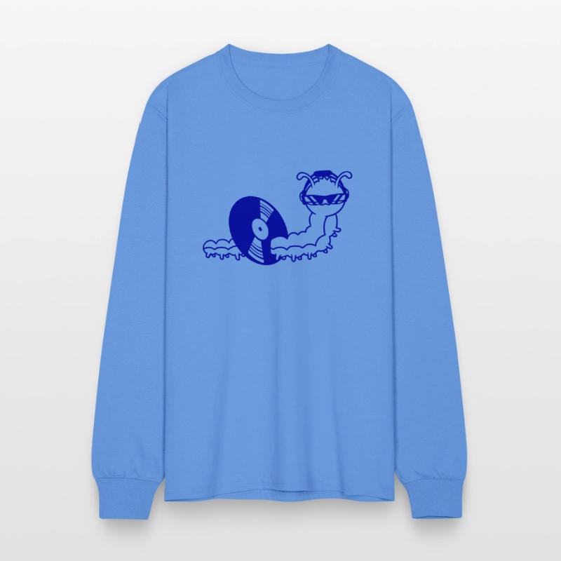 Cool DJ Caterpillar Eats Music Record Vinyl Plate