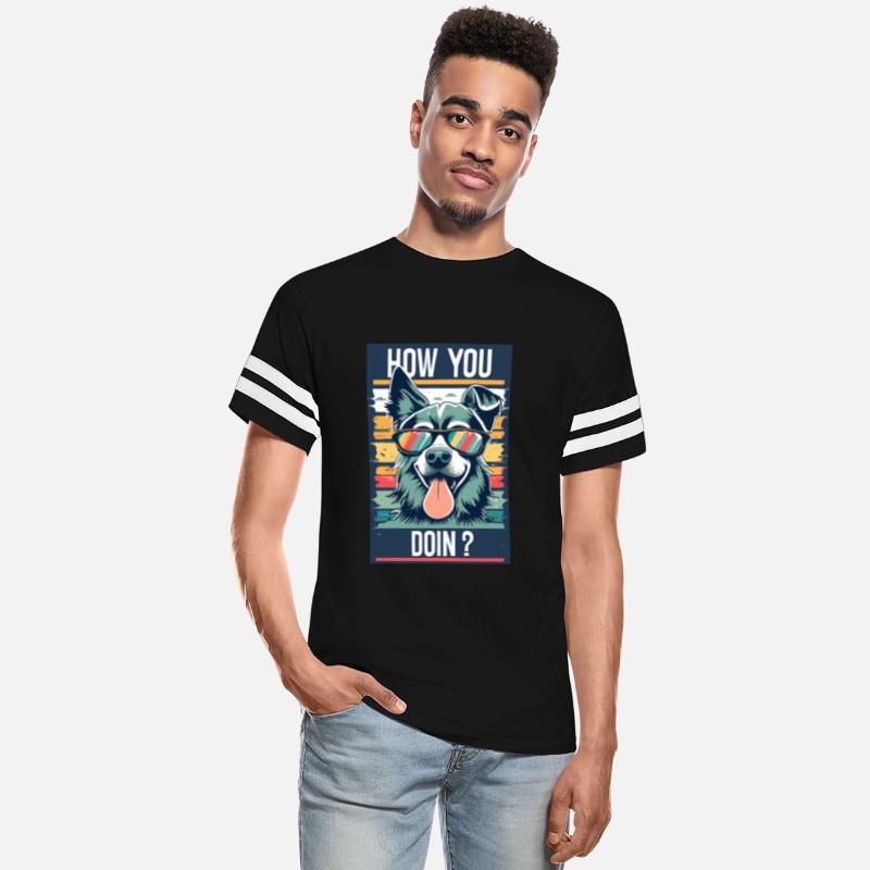 Cool Dog Retro Vintage design
